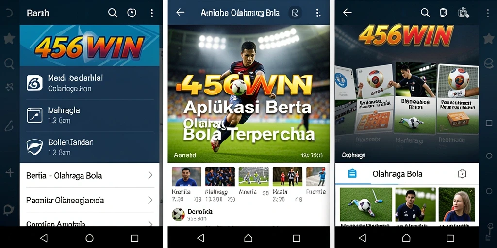 Tampilan antarmuka aplikasi 456WIN yang modern dan mudah digunakan.