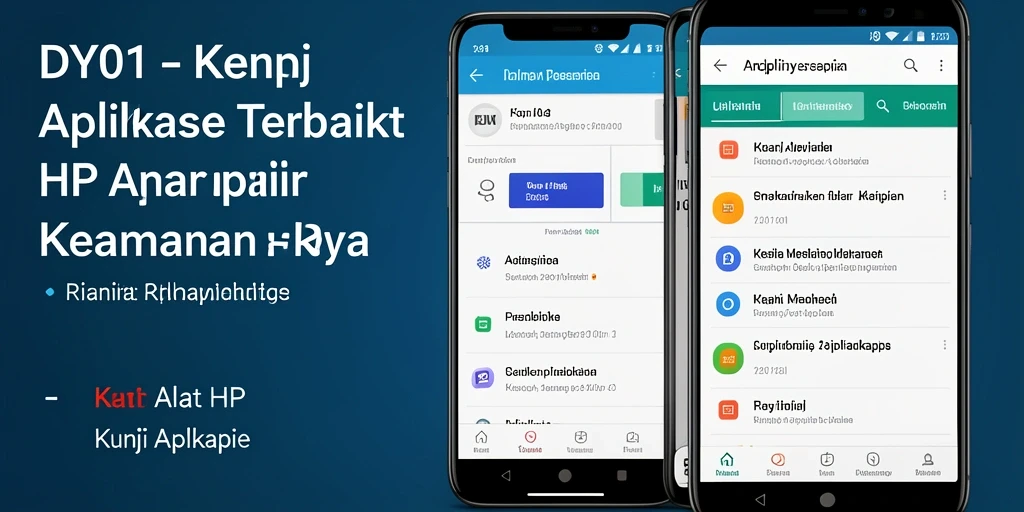 Tampilan antarmuka DY01 yang sederhana dan fungsional.