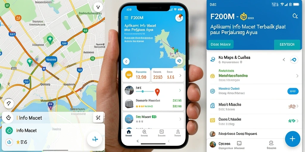 Antarmuka F200M yang informatif dan ramah pengguna.