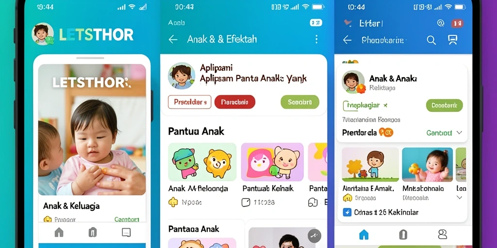 Tampilan antarmuka LETSTHOR yang sederhana dan mudah digunakan.