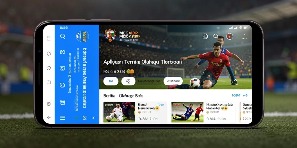 Tampilan antarmuka aplikasi MEGAIDR yang informatif dan menarik.