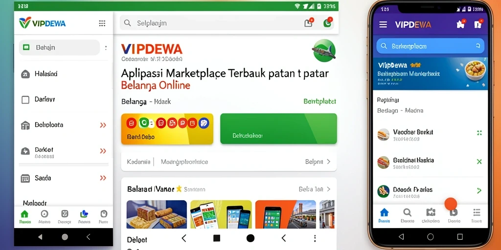 Tampilan antarmuka VIPDEWA yang menarik dan mudah digunakan.